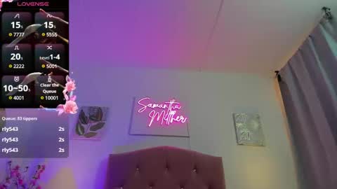 Snapshot of samanthamillher1 chatting on March 5, 2025, 3:18 pm Samy online show from March 5, 2025, 3:18 pm