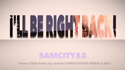 Snapshot of samcity53 chatting on June 28, 2026, 1:00 am Sam Rhea online show from June 28, 2026, 1:00 am