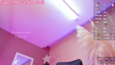 Snapshot of saraavila_ chatting on December 8, 2024, 11:24 am SaraAvila  online show from December 8, 2024, 11:24 am
