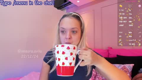 Snapshot of saraavila_ chatting on December 22, 2024, 7:21 pm SaraAvila  online show from December 22, 2024, 7:21 pm