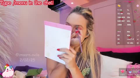 Snapshot of saraavila_ chatting on February 2, 2025, 11:00 pm SaraAvila  online show from February 2, 2025, 11:00 pm