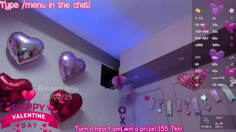 Snapshot of saraavila_ chatting on February 16, 2025, 12:10 pm SaraAvila  online show from February 16, 2025, 12:10 pm