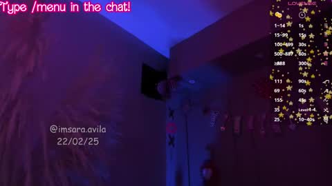 Snapshot of saraavila_ chatting on February 23, 2025, 9:55 am SaraAvila  online show from February 23, 2025, 9:55 am