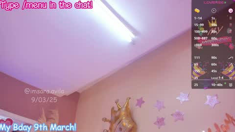 Snapshot of saraavila_ chatting on March 9, 2025, 8:21 pm SaraAvila  online show from March 9, 2025, 8:21 pm