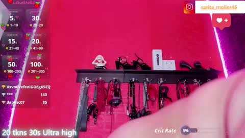 Snapshot of sarita_moller chatting on March 2, 2026, 5:08 am Sarita Moller online show from March 2, 2026, 5:08 am