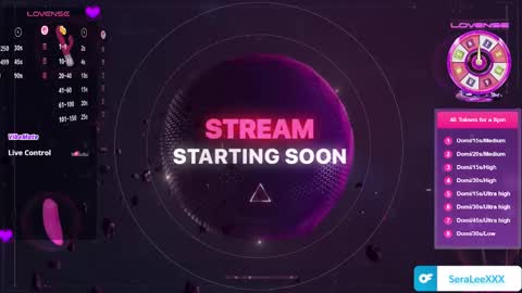 SeraLeeXXX online show from September 23, 2025, 4:10 pm