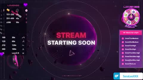 SeraLeeXXX online show from October 24, 2025, 7:10 pm