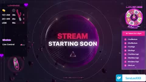 SeraLeeXXX online show from November 6, 2025, 6:31 pm