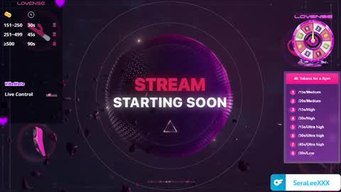 SeraLeeXXX online show from December 3, 2025, 5:44 pm