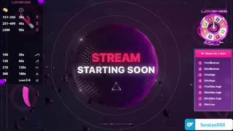 SeraLeeXXX online show from January 13, 2026, 6:24 pm