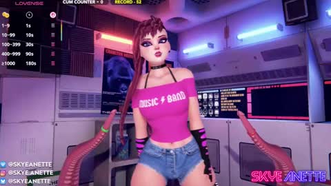 SkyeAnette online show from March 7, 2025, 2:15 am