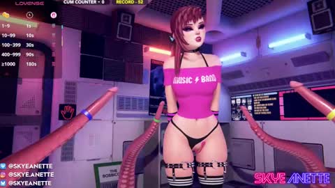 SkyeAnette online show from March 8, 2025, 2:12 am