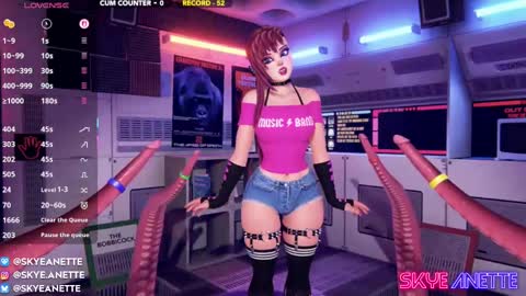 SkyeAnette online show from March 9, 2025, 2:07 am