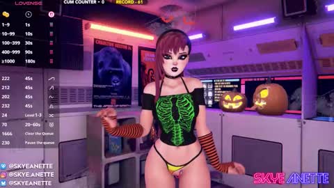 SkyeAnette online show from October 18, 2025, 1:08 am