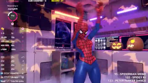 SkyeAnette online show from October 31, 2025, 1:17 am