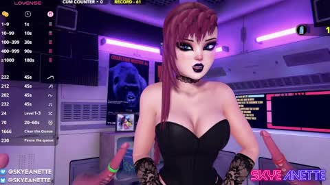 Snapshot of skyeanette chatting on April 24, 2026, 1:19 am SkyeAnette online show from April 24, 2026, 1:19 am