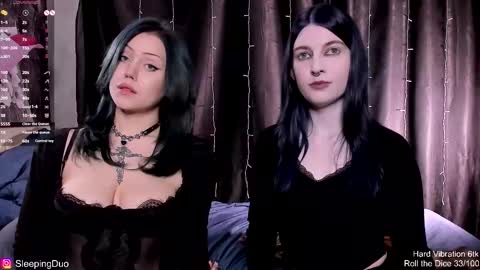 Snapshot of sleepingduo chatting on February 26, 2026, 5:56 pm Hi We are Iva and Angela Nice to meet u 3 online show from February 26, 2026, 5:56 pm