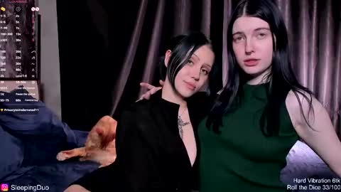 Snapshot of sleepingduo chatting on March 6, 2026, 6:37 pm Hi We are Iva and Angela Nice to meet u 3 online show from March 6, 2026, 6:37 pm