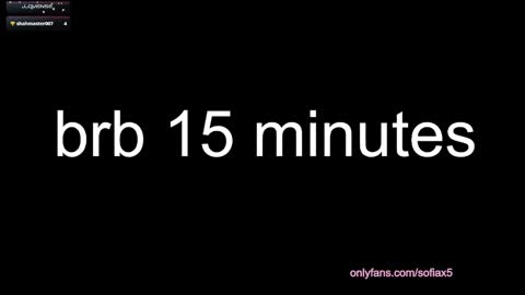Snapshot of sofiax5 chatting on February 20, 2025, 6:50 am Sofi online show from February 20, 2025, 6:50 am
