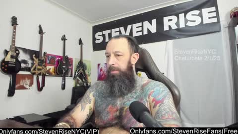 StevenRiseNYC online show from February 2, 2025, 2:56 pm