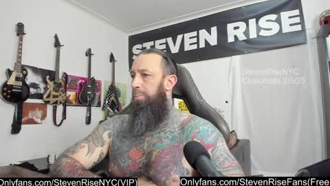 StevenRiseNYC online show from February 3, 2025, 8:57 pm