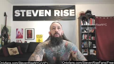 StevenRiseNYC online show from September 14, 2025, 8:08 pm
