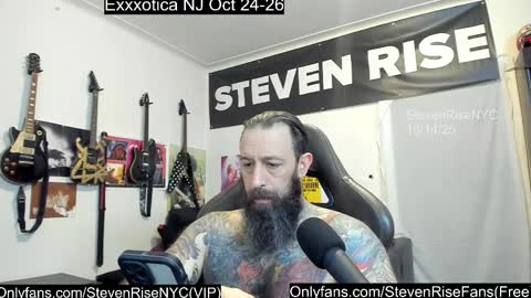 StevenRiseNYC online show from October 14, 2025, 1:12 pm