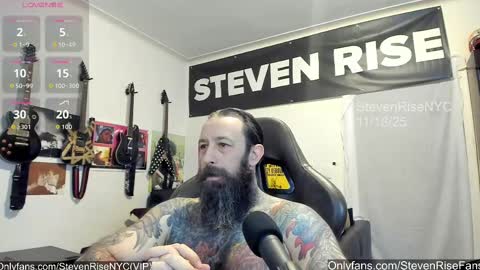 StevenRiseNYC online show from November 18, 2025, 1:37 pm