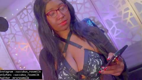 Succubus RoseMilk online show from January 21, 2025, 6:55 pm