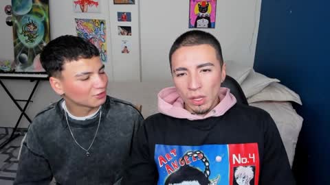 Snapshot of sweet_boys_xx chatting on January 18, 2025, 11:54 am CristianBrayan PVT OPEN online show from January 18, 2025, 11:54 am