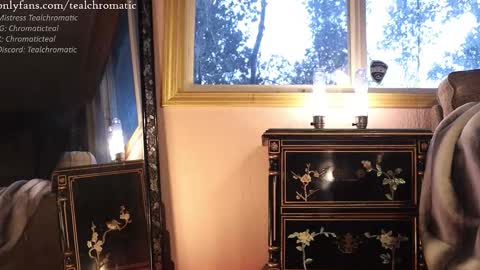 Snapshot of tealchromatic chatting on February 22, 2026, 4:13 am Mistress Teal Chromatic online show from February 22, 2026, 4:13 am