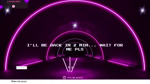 Maddie online show from February 16, 2026, 11:01 pm