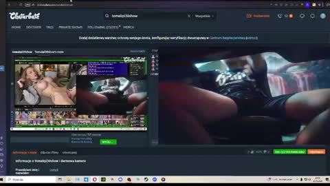 Tomek online show from May 30, 2026, 6:05 pm