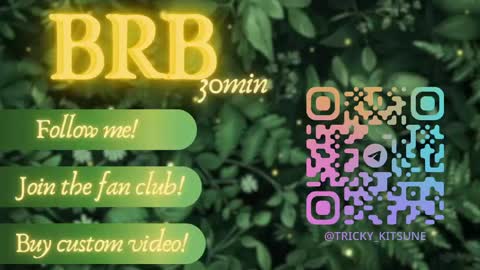 trickykitsune online show from March 30, 2026, 3:46 pm