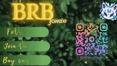 trickykitsune online show from July 13, 2026, 5:05 pm
