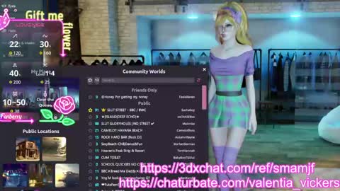 Snapshot of valentia_vickers chatting on April 20, 2026, 7:55 am Valentia online show from April 20, 2026, 7:55 am