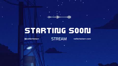 Vallerie Starr online show from March 22, 2026, 8:34 pm