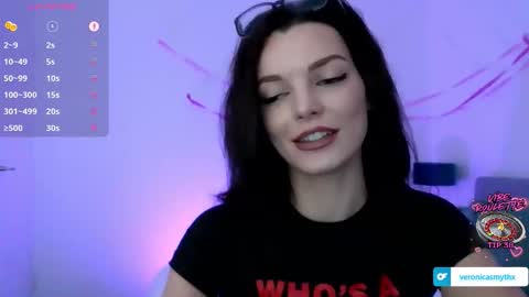 Snapshot of veronicasmythx chatting on February 20, 2026, 2:19 am Goddess Veronica 3 online show from February 20, 2026, 2:19 am