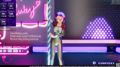 Vex Ruby online show from January 24, 2025, 2:07 am