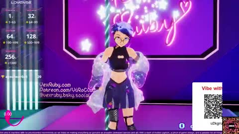 Vex Ruby online show from September 21, 2025, 12:12 am