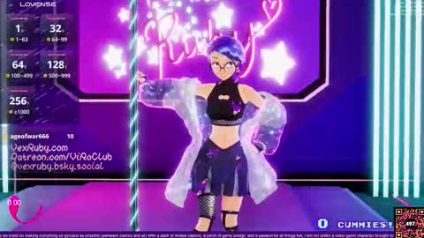 Vex Ruby online show from February 8, 2026, 1:09 am