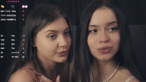 Snapshot of vivid_girls chatting on February 5, 2025, 10:19 am Nelly and Mari online show from February 5, 2025, 10:19 am