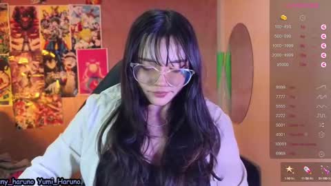 Snapshot of yuny_haruno chatting on February 14, 2025, 2:23 pm Haruno online show from February 14, 2025, 2:23 pm