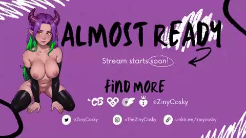 Ziny Cosky online show from June 13, 2026, 3:04 am
