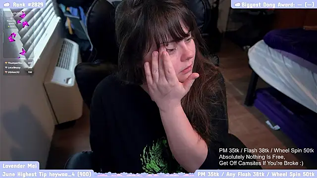 Snapshot of lavendermei chatting on June 15, 2026, 1:02 pm lavendermei online show from June 15, 2026, 1:02 pm