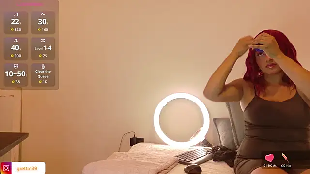  Gretta online show from November 17, 2025, 8:03 pm