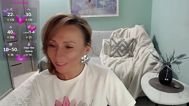 HornyMilf 777 online show from October 12, 2025, 6:45 am