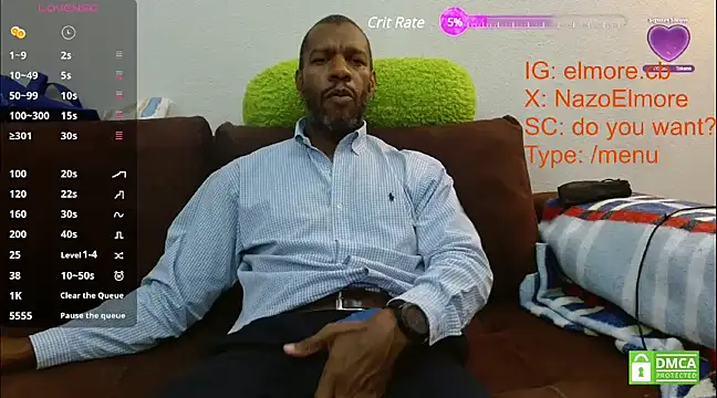 Snapshot of elmorenazost chatting on December 13, 2024, 3:49 am elmorenazost online show from December 13, 2024, 3:49 am