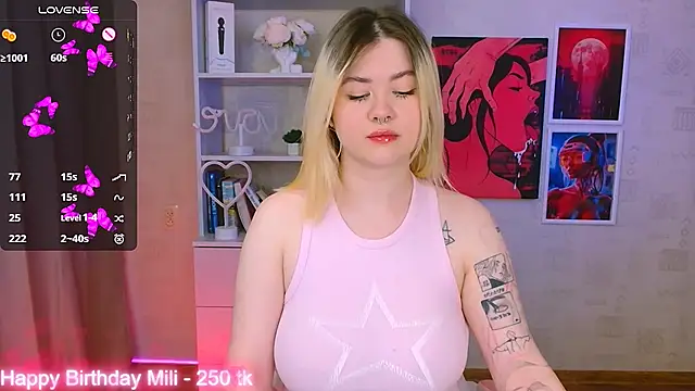 cutie mili online show from January 24, 2025, 11:15 am