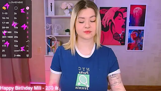 cutie mili online show from January 27, 2025, 3:58 am